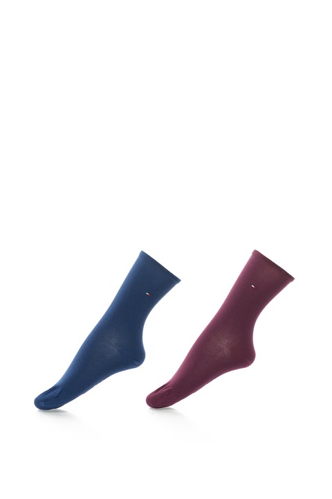 Tommy Hilfiger, Дълги чорапи - 2 чифта, Бордо, Тъмносин, 39-42