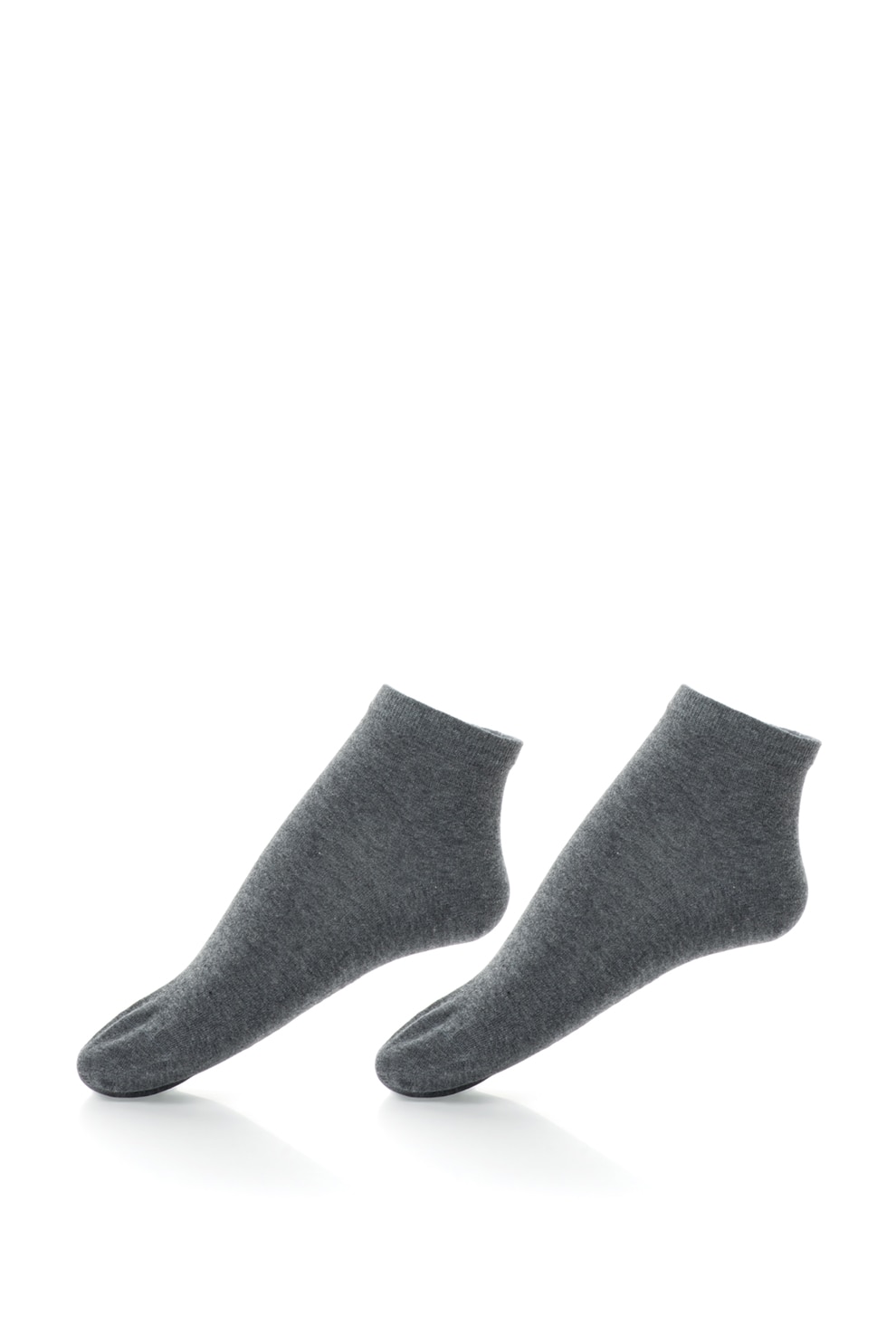 Tommy Hilfiger, Set de sosete scurte - 2 perechi, Gri melange