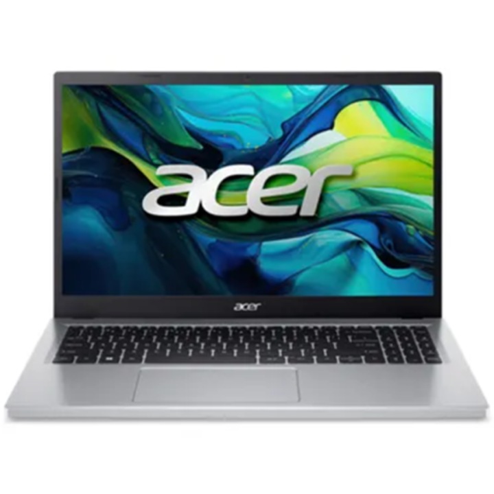 Laptop Acer Aspire Go 15 AG15-71P processzor Intel® Core™ i5-1334U 12M gyorsítótár, akár 4,60 GHz 15,6" FHD, 16 GB, 512 GB SSD, Intel Iris Xe Graphics, ezüst