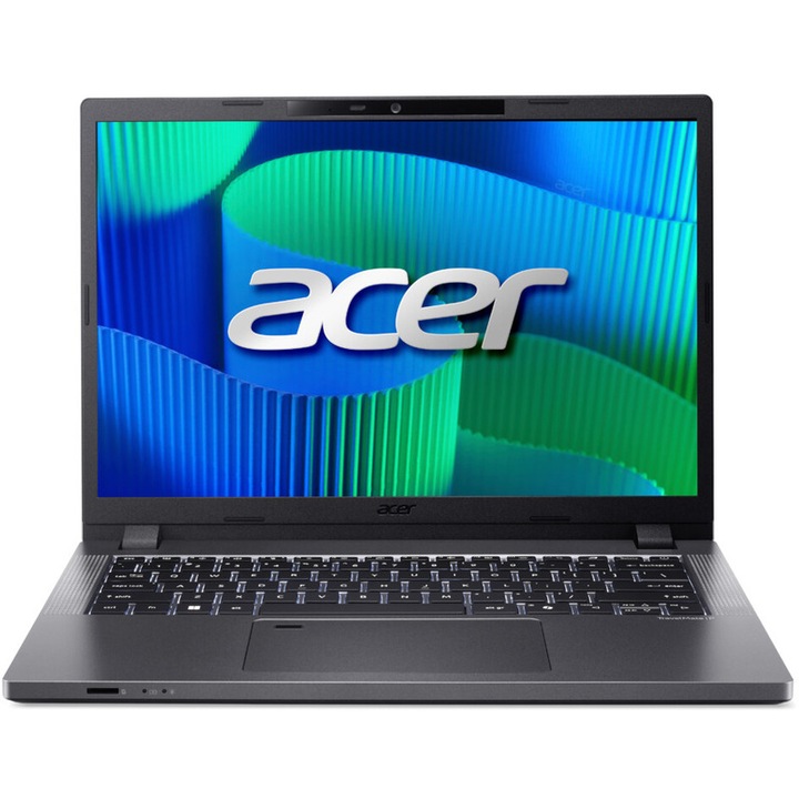 Laptop Acer TravelMate P2 TMP214 processzor AMD Ryzen 5 7530U 16M gyorsítótár, 4,50 GHz-ig 14" WUXGA, 16 GB, 512 GB SSD, AMD Radeon Graphics, Win 11 Pro, szürke