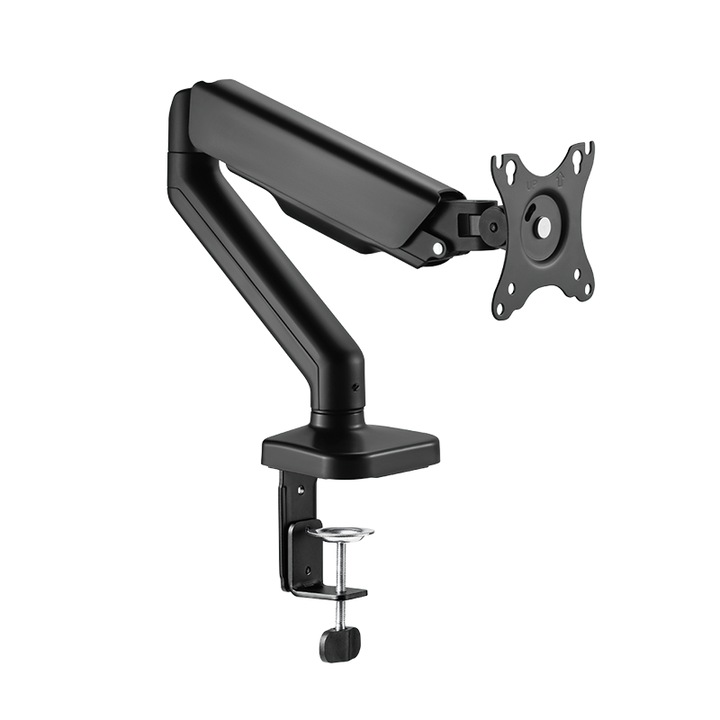 Suport de birou LOGILINK, pentru 1 TV/monitor plat, diag. max 32 inch, rotatie, inclinare, orizontala, verticala, max 9 Kg, negru