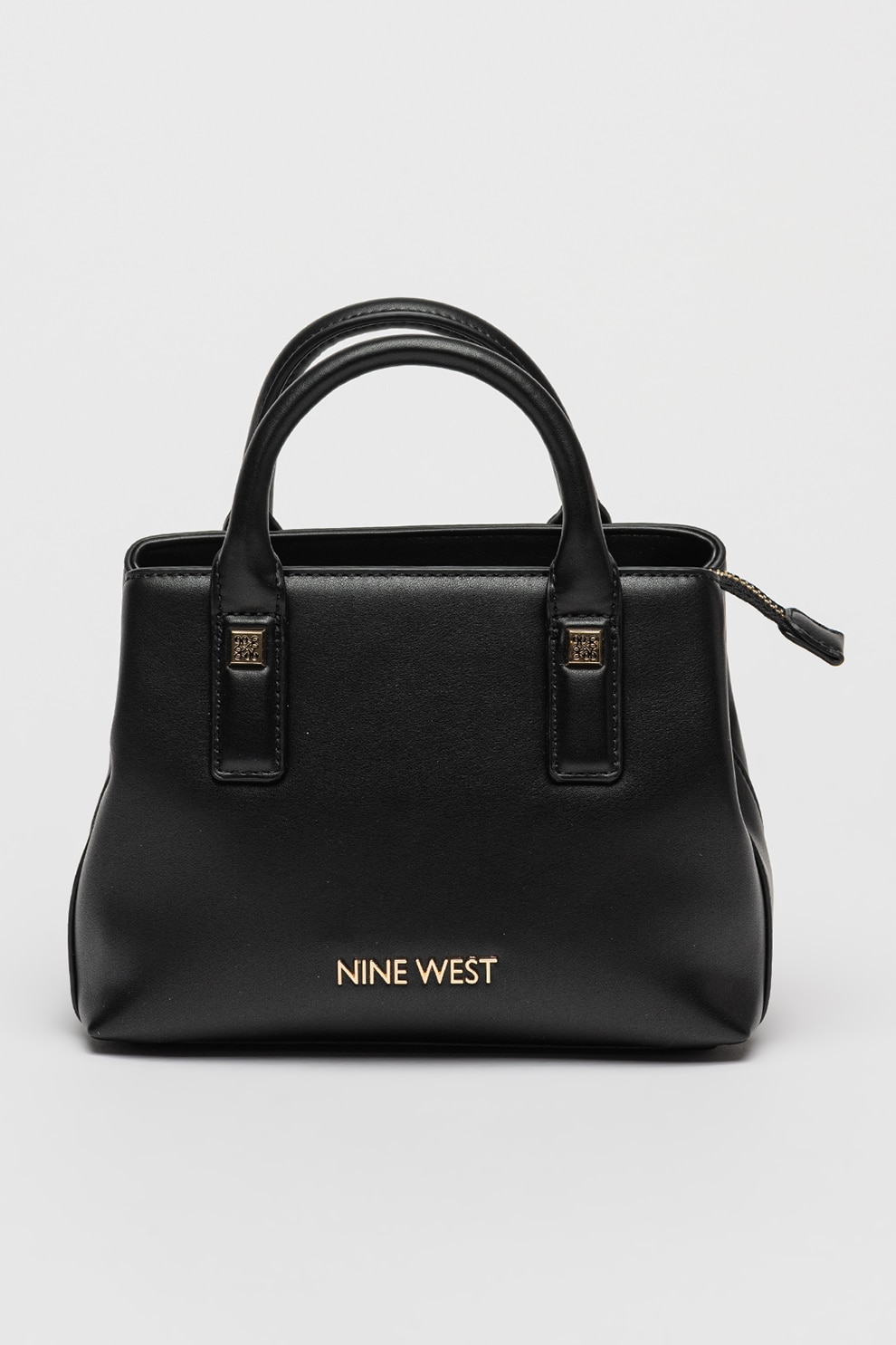 ナジェ NINE WEST, Geanta de piele ecologica cu bareta de umar si logo