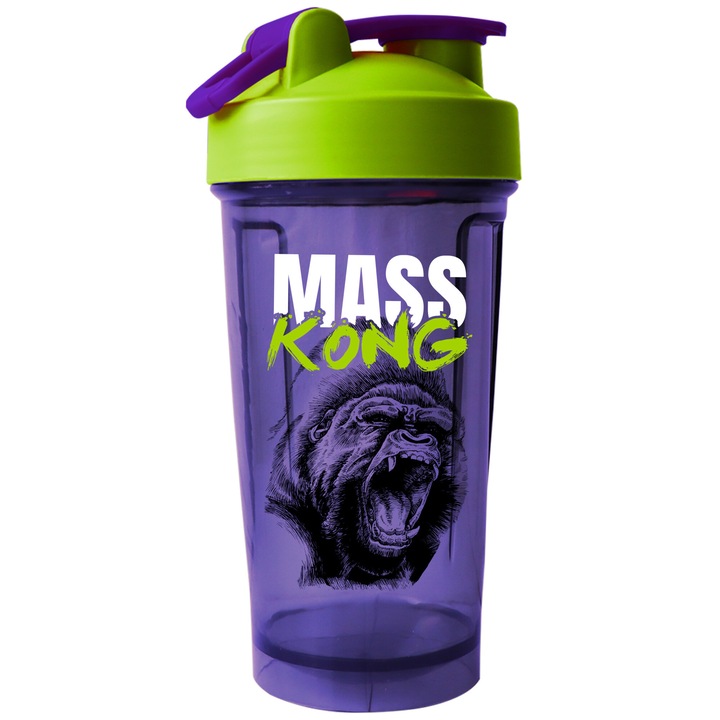 Shaker, HIRO.LAB, 500ml, plastic, cu bila de amestec, multicolor