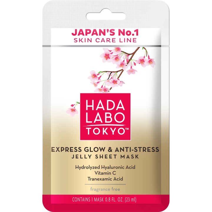 Masca gel anti-stres si stralucire imediata, HADA LABO TOKYO PREMIUM