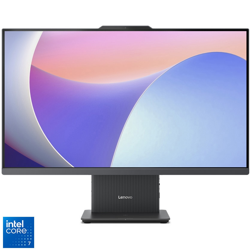 Sistem All-in-One Lenovo IdeaCentre AIO 27IRH9 cu procesor Intel® Core™ 7 240H pana la 5.2GHz, 27" Full HD, IPS, 16GB DDR5, 1TB SSD, Intel® Graphics, No OS, Luna Grey