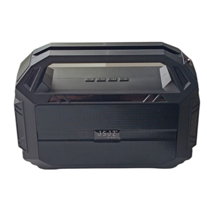 Radio portabil cu panou solar, antena reglabila, boxa cu bluetooth, lanterna, USB slot card TF