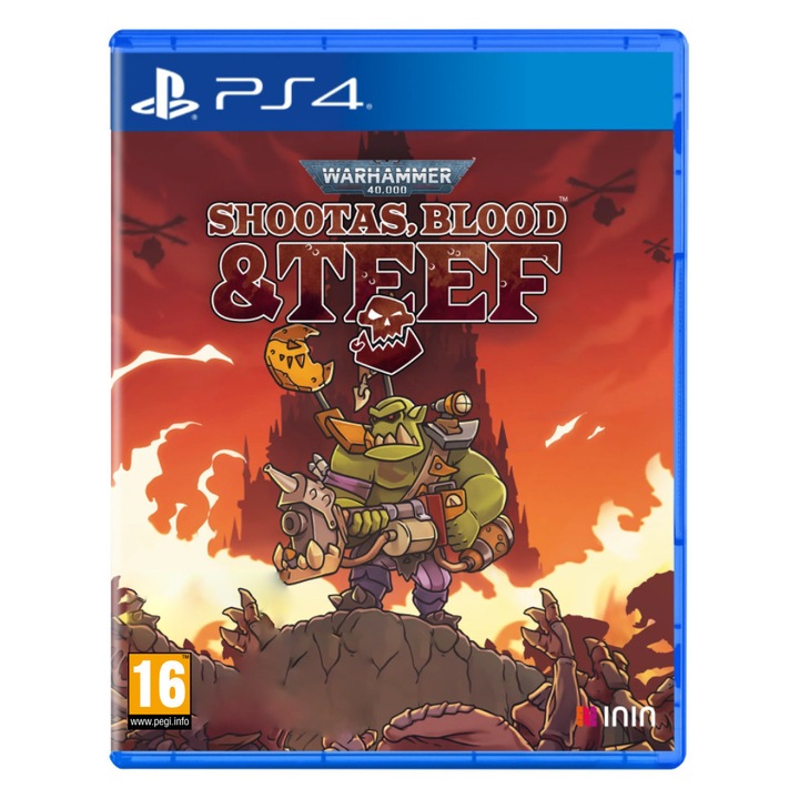 Joc Warhammer 40.000 Shootas, Blood & Teef Limited Edition Strictly Limited Pentru PlayStation 4