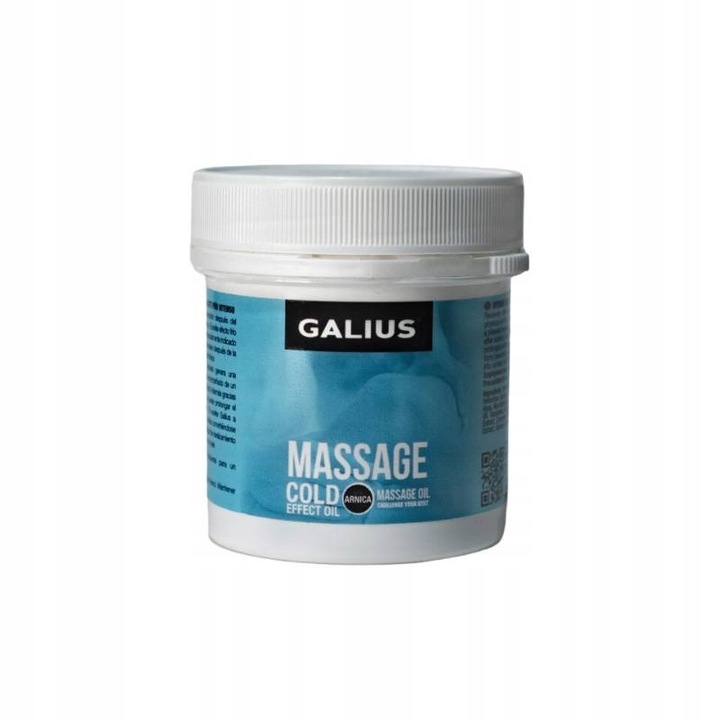 Ulei de masaj si terapie Galius COLD EFFECT, 500 ml, efect racoritor, formula eficienta