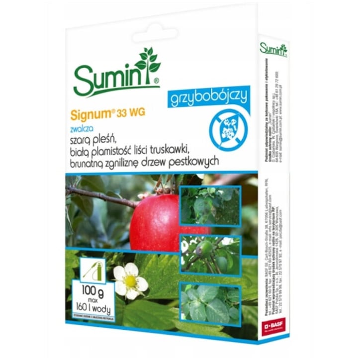 Fungicid granule Signum 33 WG, 100g, pentru legume, combatere boli fungice