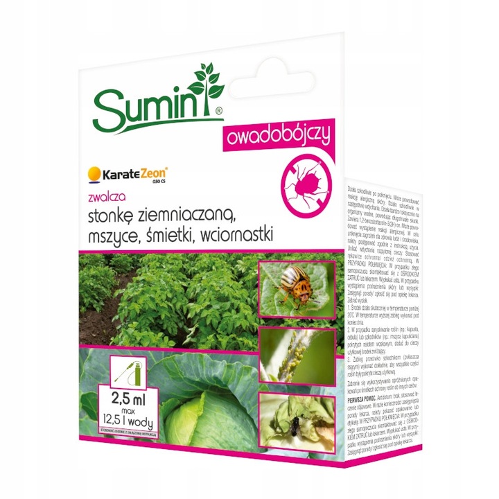 Insecticid Sumin Karate Zeon, 2,5ml, pentru plante, combatere daunatori, solutie concentrata