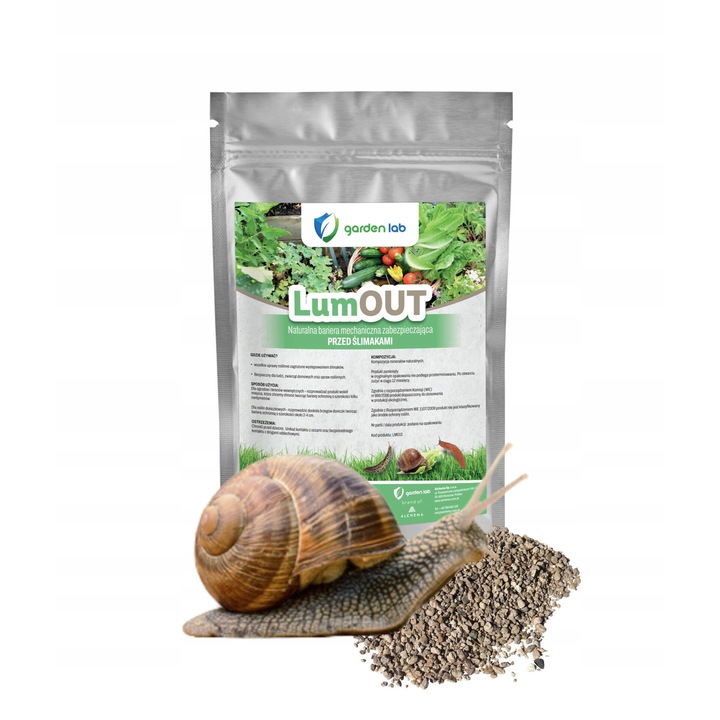 Granulat natural pentru combaterea melcilor, Garden Lab, 3kg, pentru toate culturile