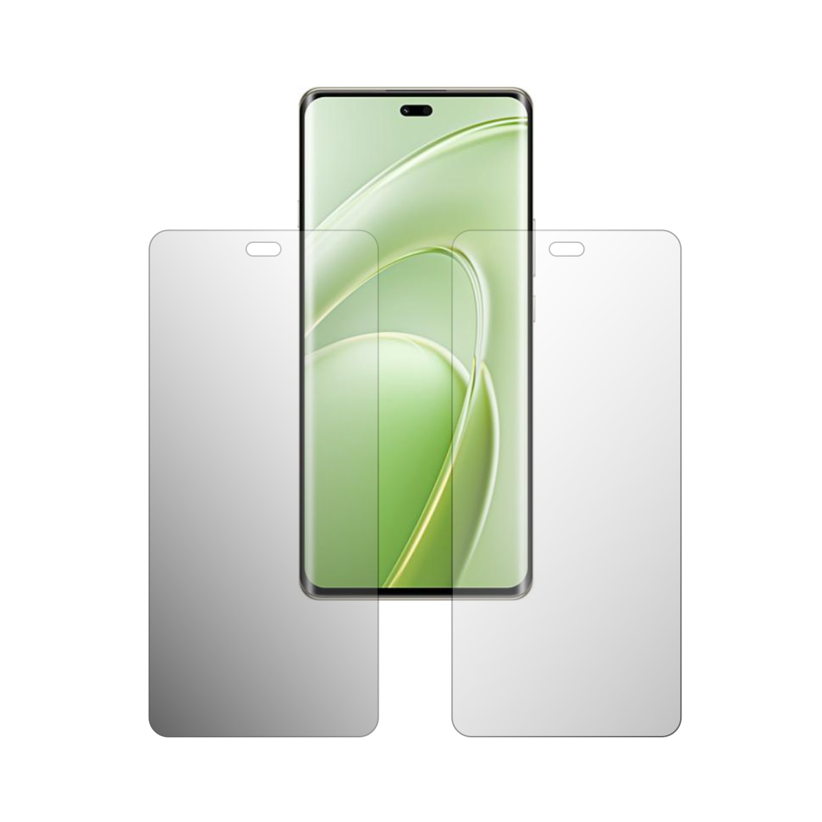 Set 2X Folie Protectie Ecran Folie24, pentru Huawei Enjoy 70X, 1X Ultra-Clear + 1X Mata, Acoperire Totala Full-Display, Adezive, Flexibile cu Auto Regenerare