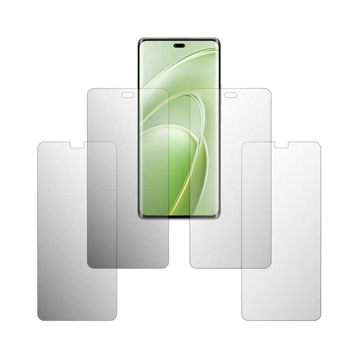 4db Folie24 képernyővédő fólia készlet, Huawei Enjoy 70X, 2X Ultra-Clear + 2X matt, teljes kijelzős lefedettség és tokbarát, öntapadó, rugalmas, önregenerálódással