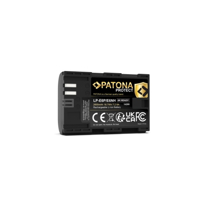 Acumulator Patona Protect LP-E6P, 2000 mAh, pentru Canon Canon R5 Mark II R6 Mark II R7 R6 R5 R