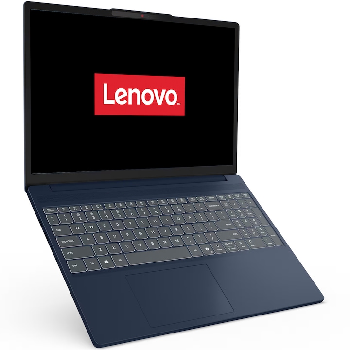 Лаптоп Lenovo IdeaPad Slim 3 15AHP10, AMD Ryzen™ 7 8840HS, 15.3" WUXGA IPS, 16GB DDR5 RAM, 512GB SSD, AMD Radeon™ 780M Graphics, No OS, Cosmic Blue