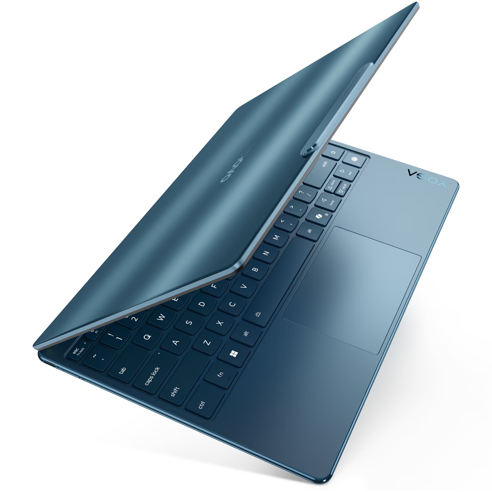 Laptop Lenovo Yoga Slim 9 14ILL10 cu procesor Intel® Core™ Ultra 7 258V pana la 4.8GHz, 14" 4K WQUXGA, OLED, 120Hz, Touch, 32GB LPDDR5x, 1TB SSD, Intel® Arc™ Graphics, Windows® 11 Home, Tidal Teal, 3y on-site Premium Care