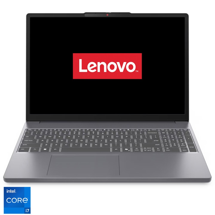 Лаптоп Lenovo IdeaPad Slim 3 15IRH10 с процесор Intel® Core™ i7-13620H до 4.9GHz, 15.3" WUXGA, IPS, 24GB DDR5 RAM, 1TB SSD, Intel® UHD Graphics, без операционна система, лунно сиво