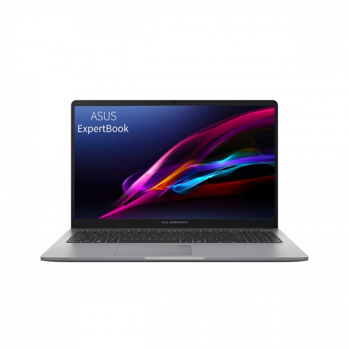 Asus ExpertBook P1 Laptop, Intel Core i3 1315U, 16GB DDR5 Memória, 512GB SSD, 15.6" FullHD, Magyar billentyűzet, Szürke, Vírusírtó, Böngésző, Windows 11 Pro