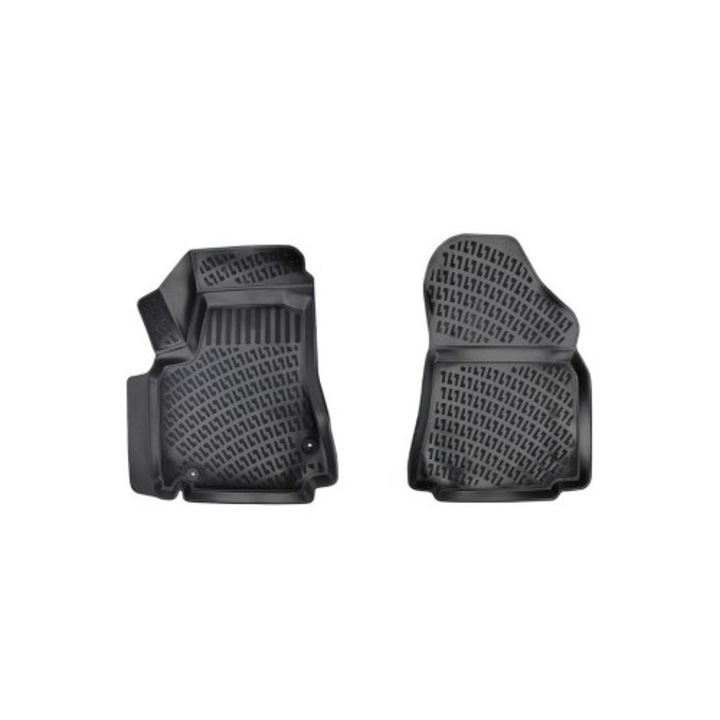 Комплект стелки Umbrella, 2 броя, за Citroen Berlingo Panelvan 1St Row 2008-2018, водоустойчиви, противоплъзгащи, гума, черен