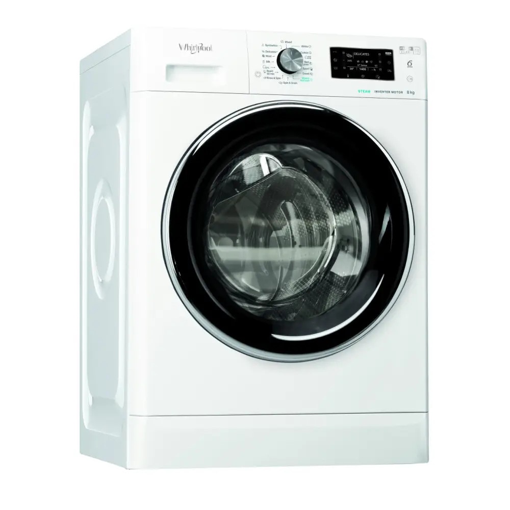 Masina de spalat rufe Whirlpool FFD 8489 BCV EE, 6th Sense, FreshCare+, Steam Refresh, 1400 rpm, 8 kg, Clasa A, Alba