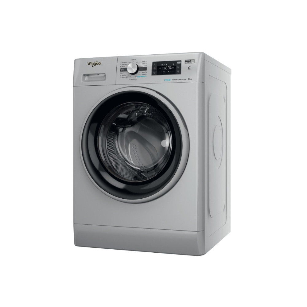 Masina de spalat rufe Whirlpool FFD 9469 SBSV EU, 6th Sense, FreshCare+, Steam Refresh, 9 kg, 1400 rpm, Clasa A, Argintie