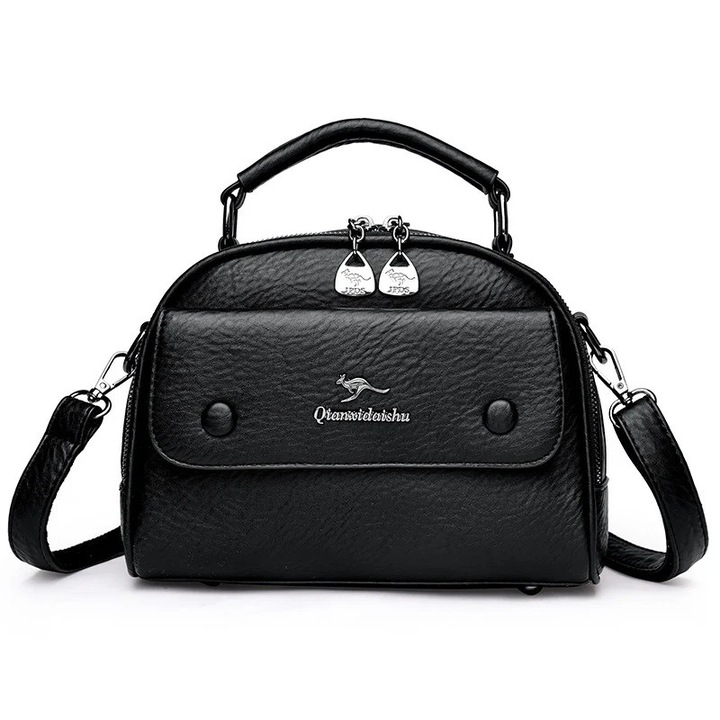 Geanta dama WNANNAN Piele PU lacuita, 22.5x17x10