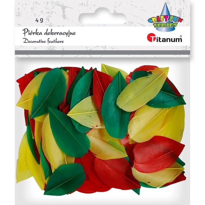 Pene decorative, Titanum, 1035429791, 4 g, Multicolor