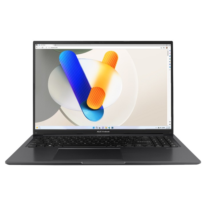 Лаптоп ASUS Vivobook 16 X1605VA-MB1530, X1605VA-MB1530.1TBSSD, Windows 11 Pro, 16", Intel Core i5-1334U (10-ядрен), Intel Iris Xe Graphics, 16GB 3200MHz (8GB onboard + 8GB) DDR4, Черен