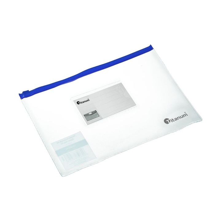 Папка A4 PP Titanium Zip