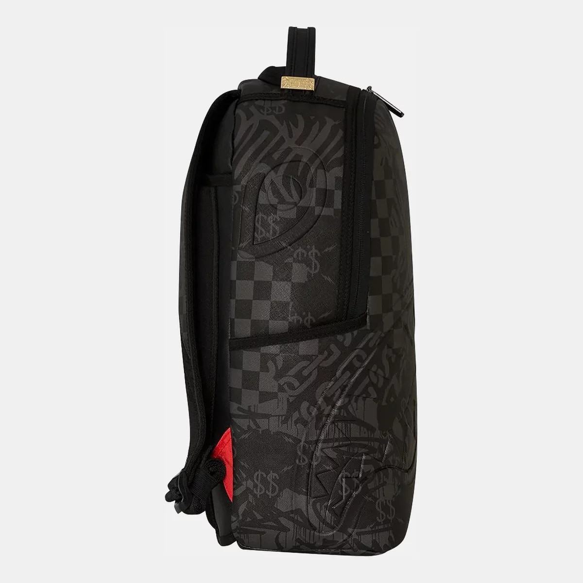 Ghiozdan Sprayground 3AM Check Pattern DLX, negru, dimensiune OS
