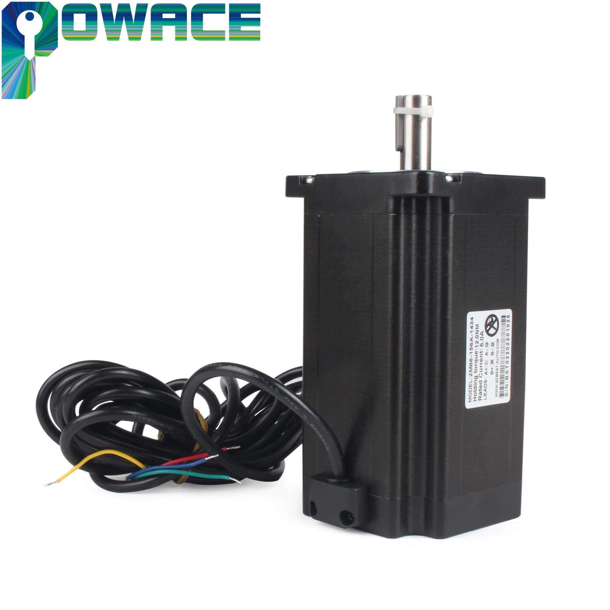 Motor pas cu pas Nema34, 6.0A, 11N.cm, 154mm, 4 fire - eMAG.ro