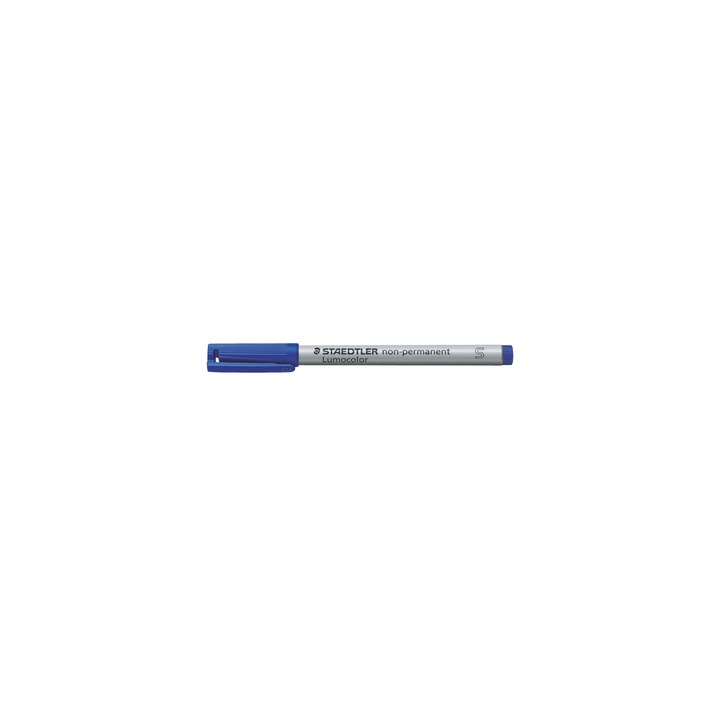 Marker folie lavabil S Blue Lumocolor Staedtler