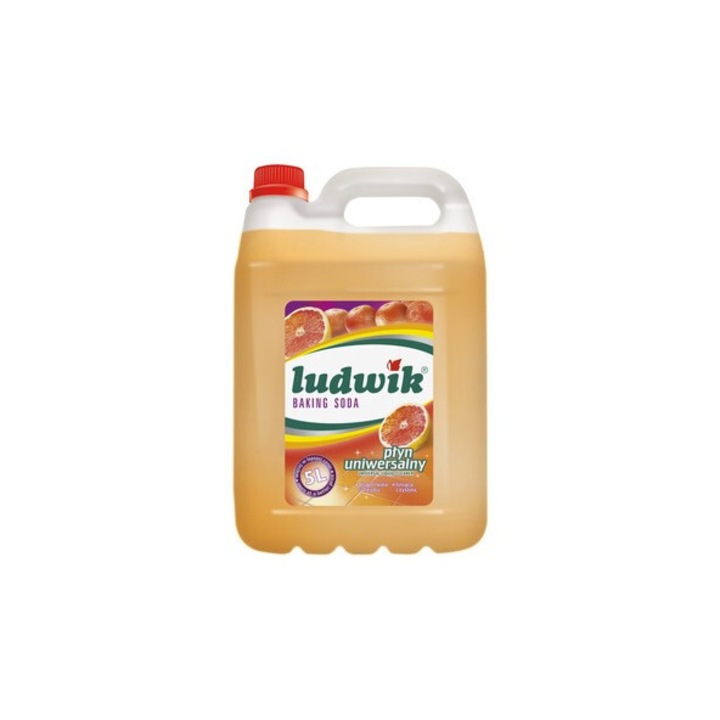 Detergent universal Ludwik cu parfum de portocale - Bicarbonat de sodiu - 5 L