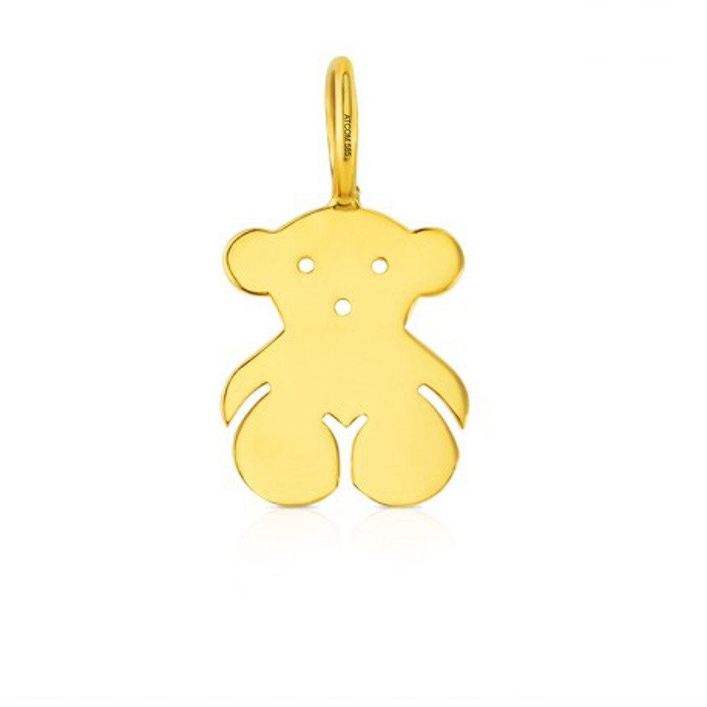 Pandantiv ursulet aur galben