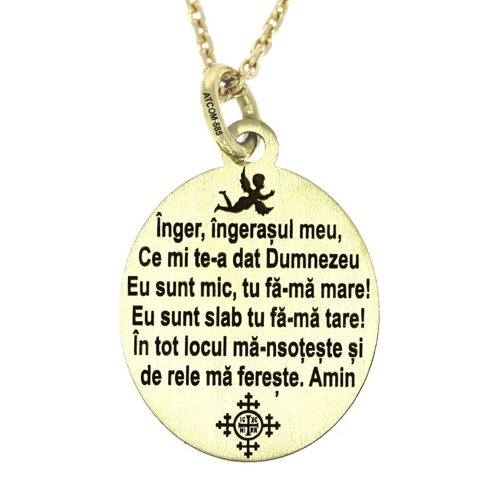 Pandantiv Inger ingerasul meu aur galben