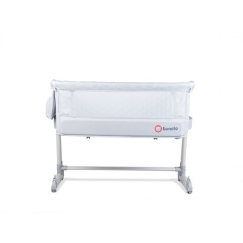 Patut co-sleeper, Lionelo, Theo 2 in 1, 90x50 cm, Gri Patut co-sleeper, Lionelo, Theo 2 in 1, 90x50 cm, Gri