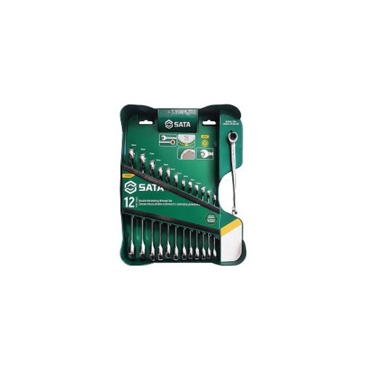 Set chei SATA PL-OCZ, 13 piese, cu prindere dubla, multicolor