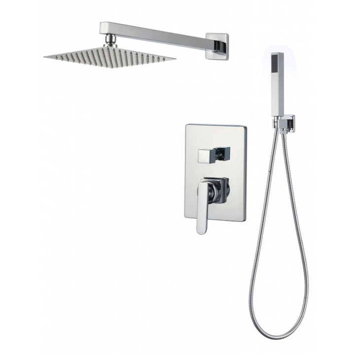 Sistem de dus Inter Ceramic ICT 5546154, Incorporat, Crom