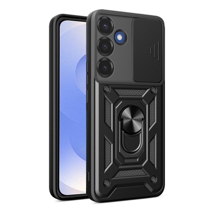 Husa pentru Samsung Galaxy S25 - Techsuit CamShield Series - Black