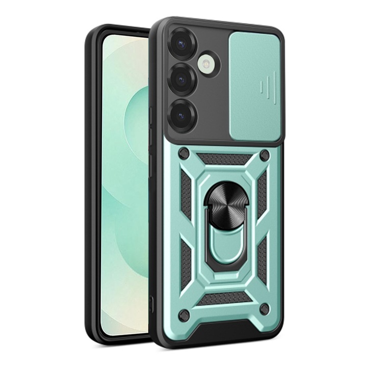 Husa pentru Samsung Galaxy S25 Plus - Techsuit CamShield Series - Green