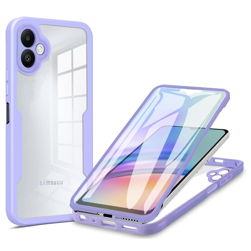 Husa Protectie pentru Samsung Galaxy A06 + Folie, AIR Protect, Q41, Lexgard, Plum Violet