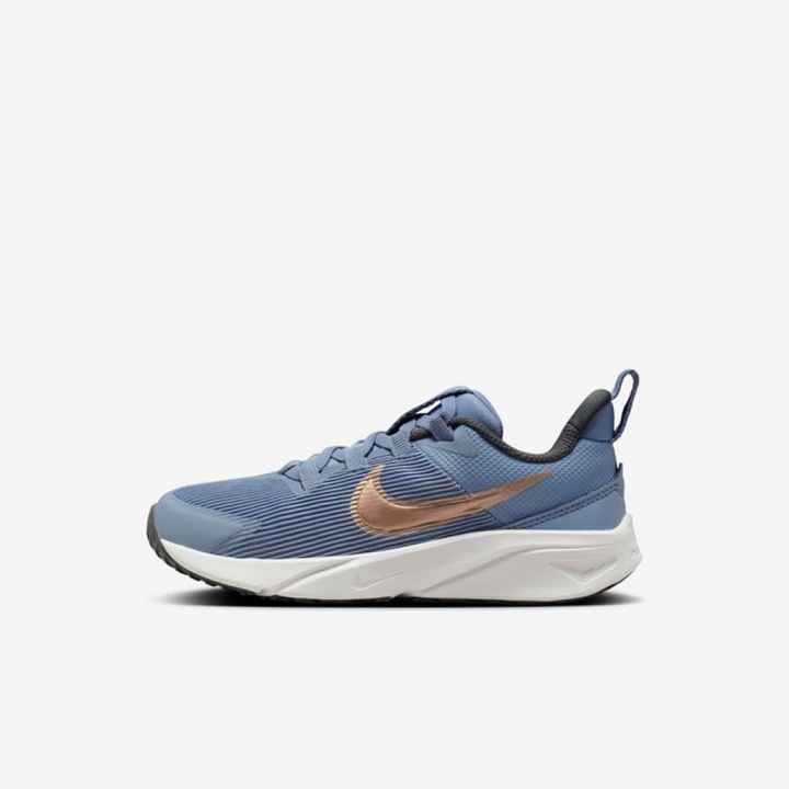 МАРАТОНКИ NIKE STAR RUNNER 4 NN PS DX7614-405, Син, 34 EU