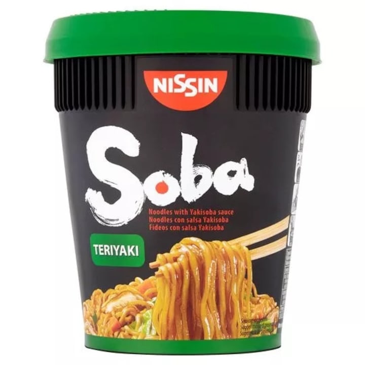 Мигновенна пшенична юфка със сос Teriaky Soba, От подправки, 92гр