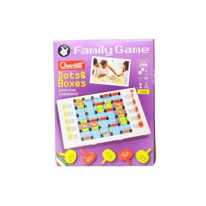 Quercetti Kropki és alagutak társasjátékok, szett, többszínű