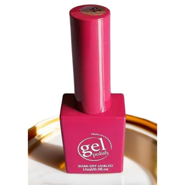 Oja semipermanenta, Soak-Off, 15ml, Rosu inchis 25