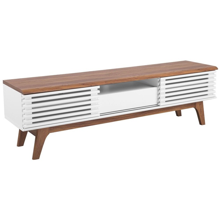 Comoda TV Detroit Maro/Alb