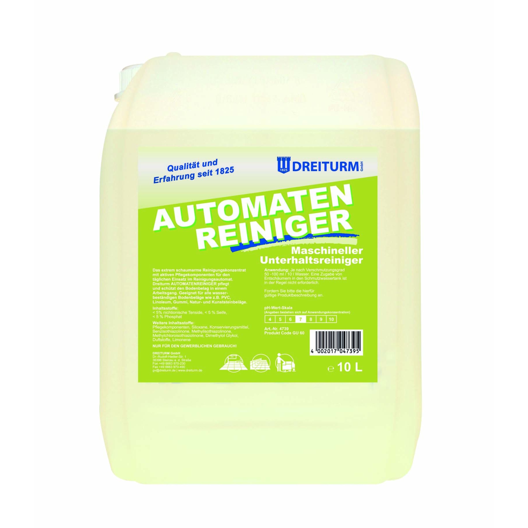 Detergent pentru curatenia mecanizata de intretinere,10 l AUTOMATENREINIGER