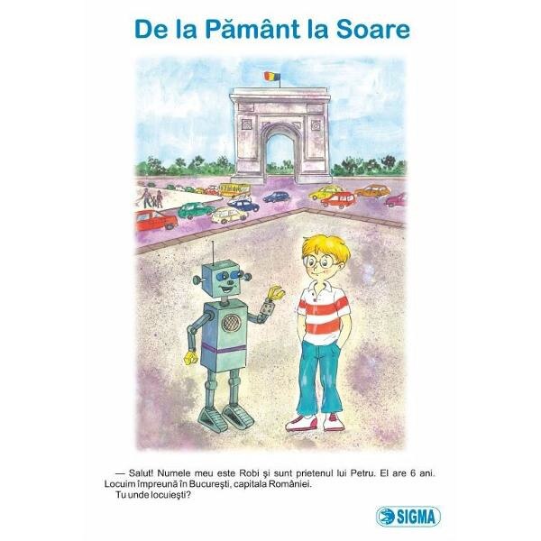 Set 4 carti - Carte uriasa- Clasa pregatitoare sem 2 - De la Pamant la Soare