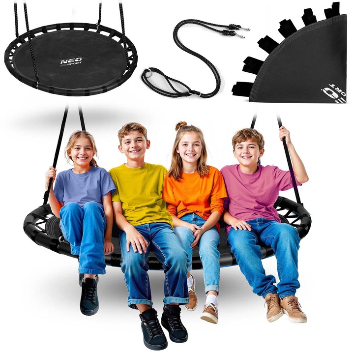 Husta cu gandaci Neo-Sport, 120 cm, водоустойчив материал, стоманена рамка, комплект