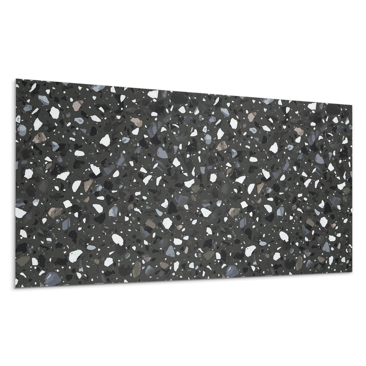 Öntapadó dekoratív panel, Wallfluent, Kő motívum részletekkel, Tengerészkék, 100x50 cm, 010310540010000033359